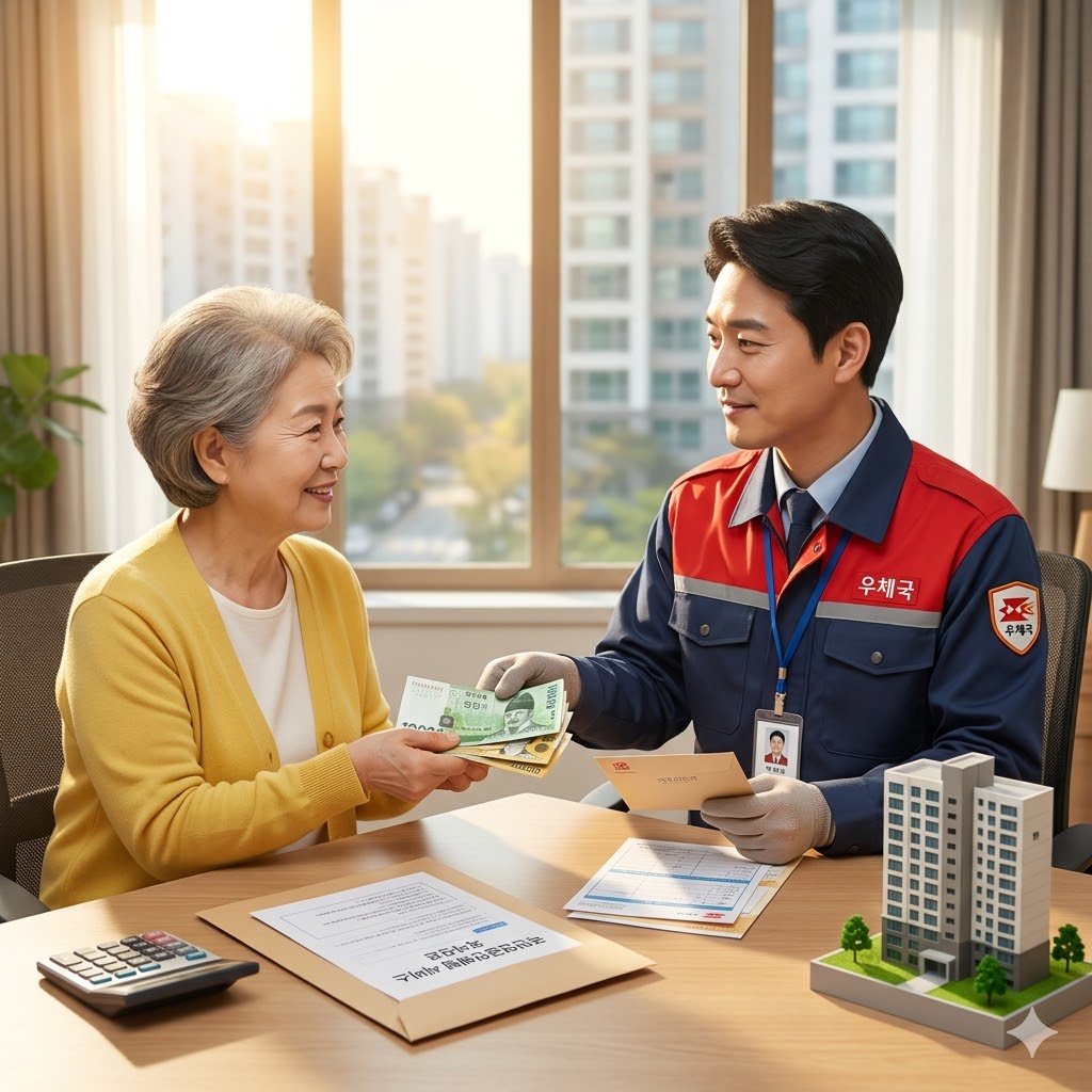 국민연금 안심배달 서비스 우체국 집배원 현금 수령 대상 지역