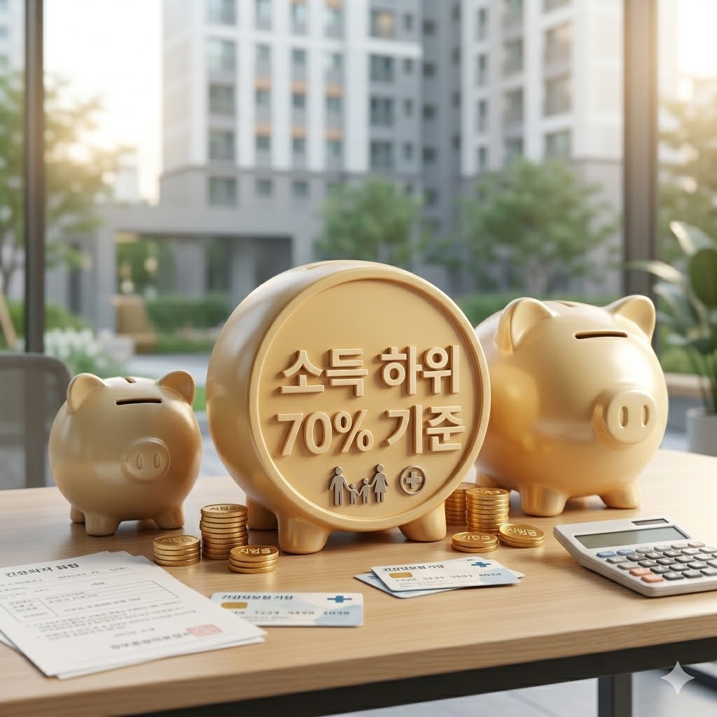소득 하위 70% 기준 2026 가구원수별 건강보험료 지원금 확인법 1