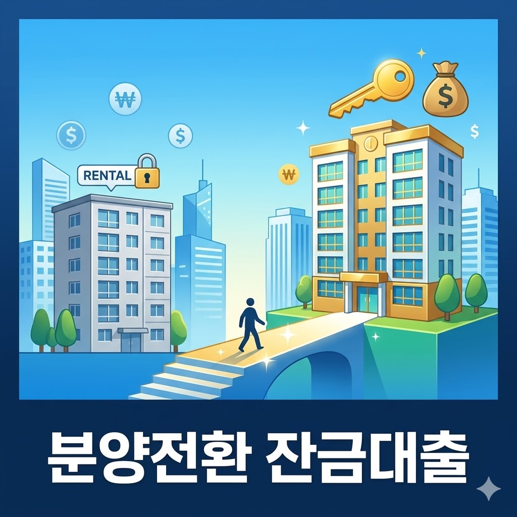 [임대아파트 분양전환 완벽 가이드] 매매 잔금대출 조건 및 자금 마련 시 필수 체크리스트