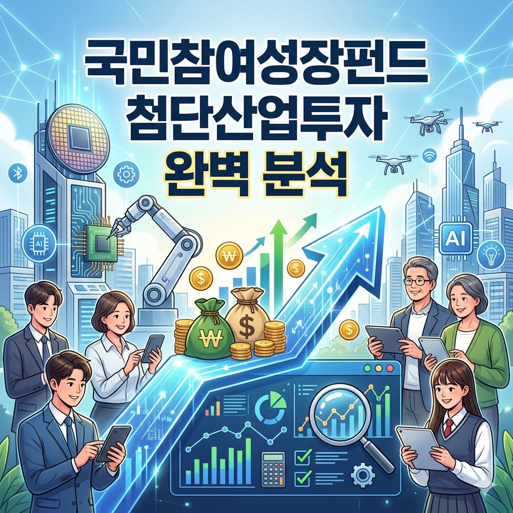 국민참여성장펀드 첨단산업투자 완벽 분석 혜택부터 가입 방법까지 총정리