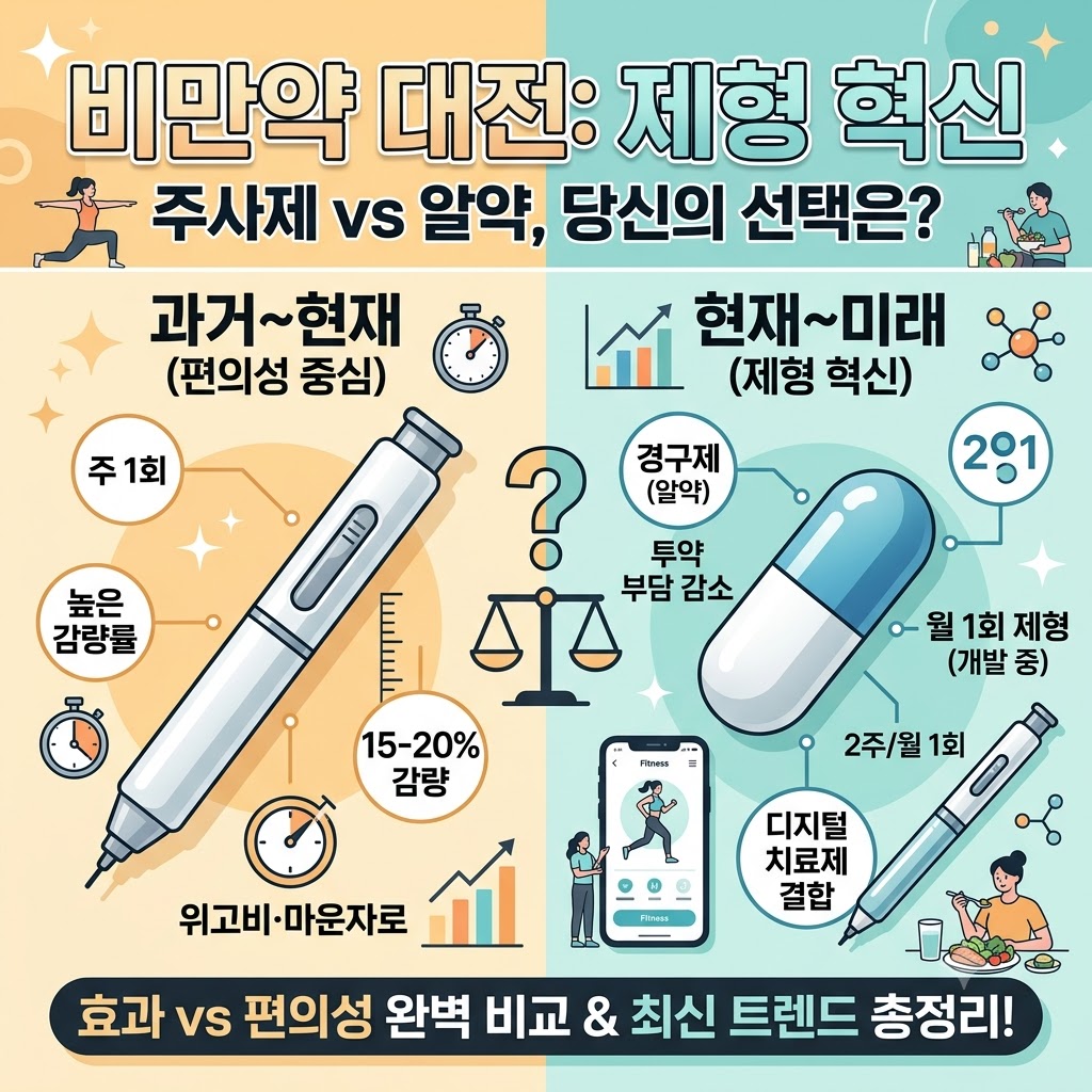 GLP-1 비만 치료제 신풍속도: 제형 혁신과 심혈관 질환 적응증 확대의 모든 것